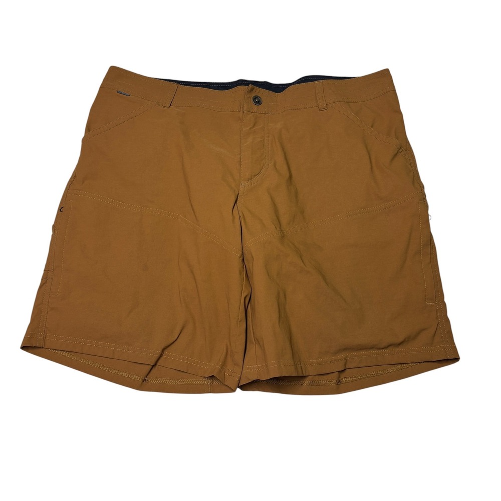 Kuhl Mens Renegade Shorts  Mens 40X9 Brown Ochre Hiking Outdoor Technical 5121